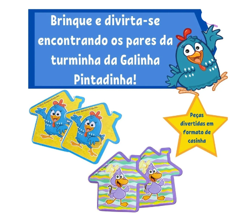 Jogo Da Memória Galinha Pintadinha