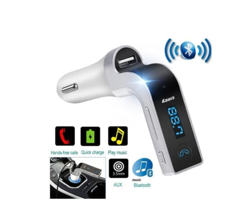 Carregador Para Carro, Bluetooth, Fm Transmissor G7 Mp3