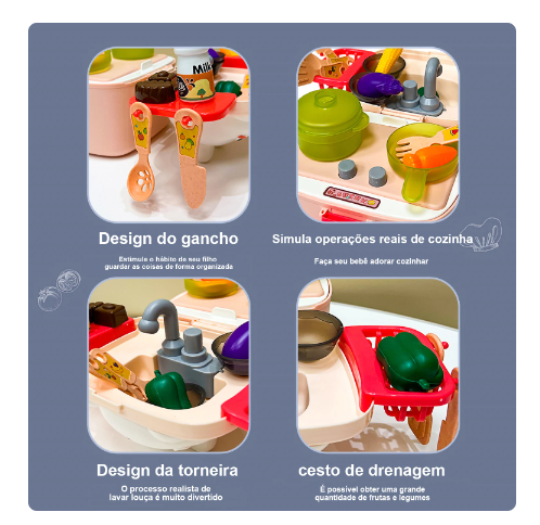 Brinquedos de Cozinha - Brincadeira Infantil Com Mochila